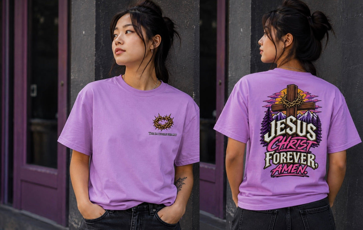 TFH In Jesus Christ Forever, Amen. Oversized Tee