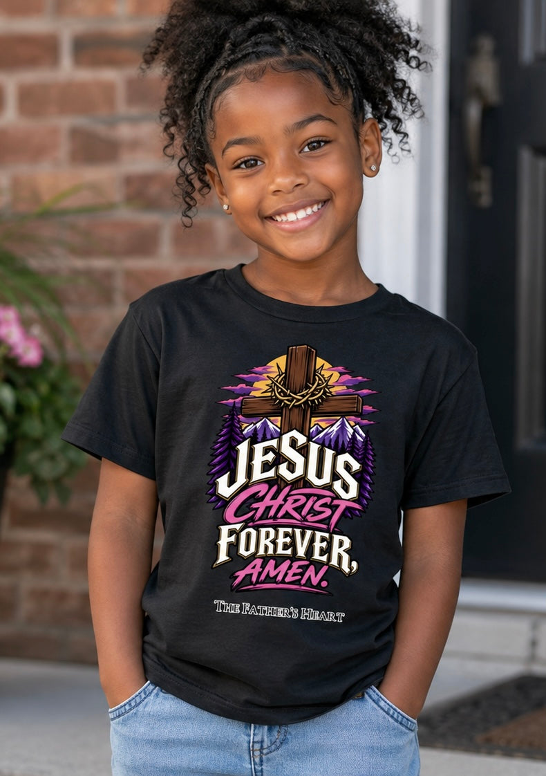 TFH Jesus Christ Forever, Amen Kidz Tee