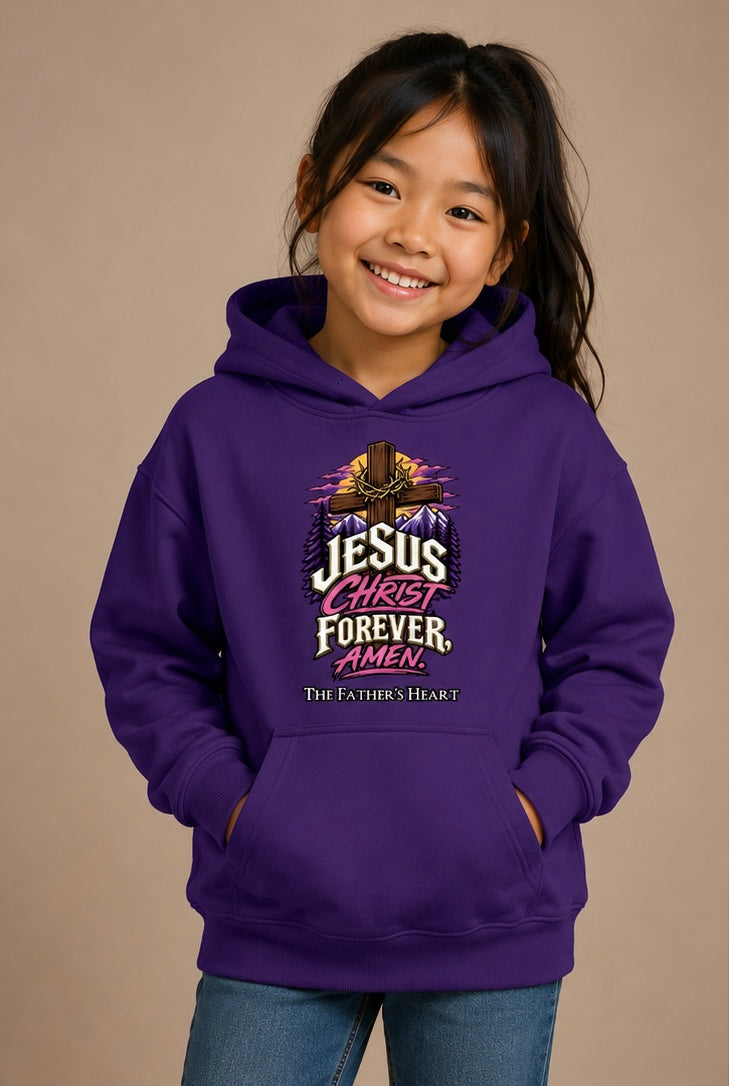 TFH Jesus Christ Forever, Amen Kidz Hoodie