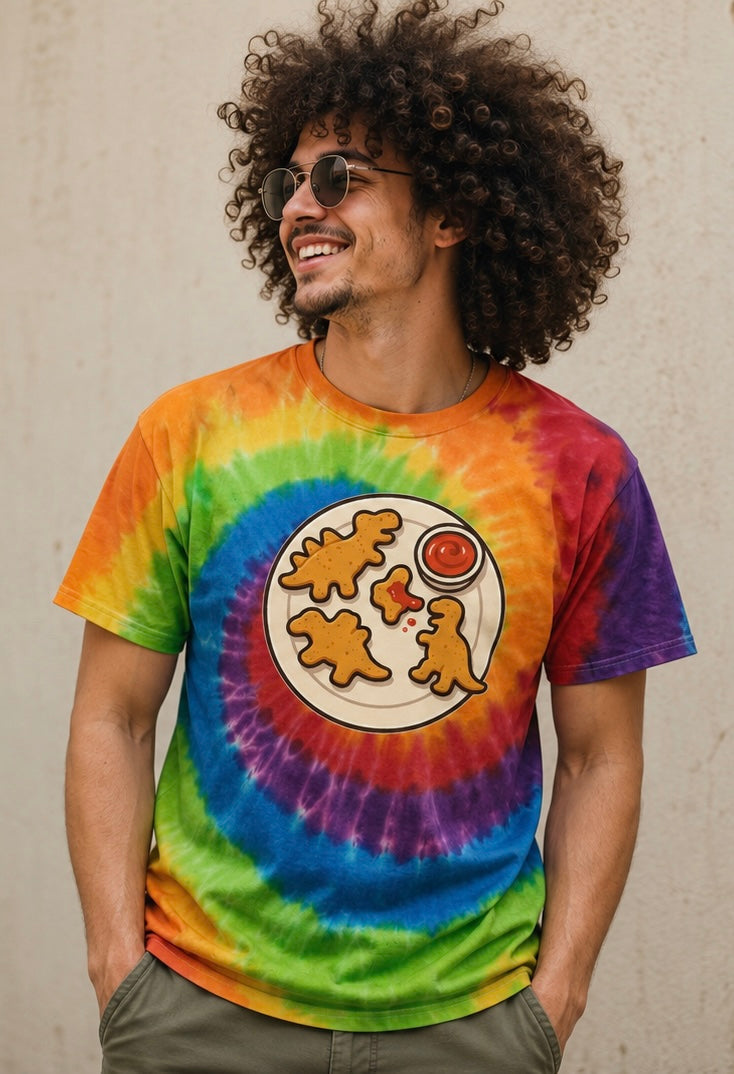Dino Nuggets Tie Dye