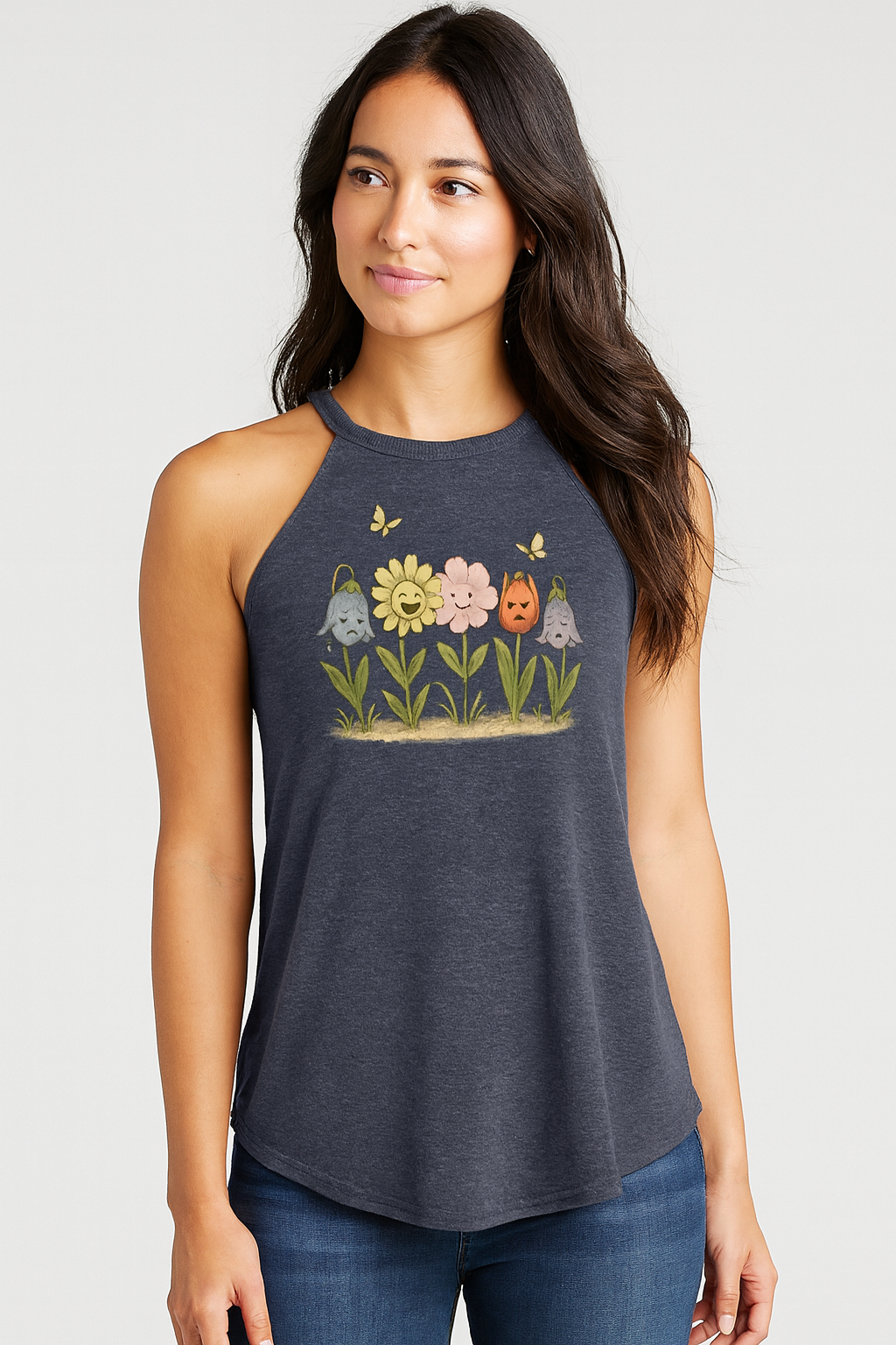 Moody Flowers Women’s Tank