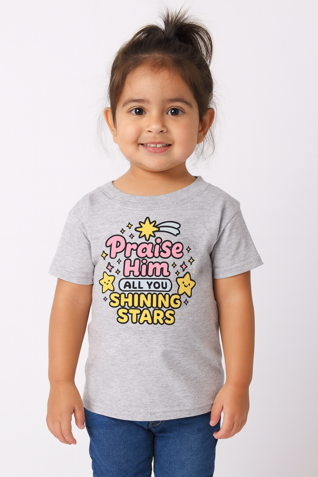 Praise Him Stars Toddler Tee