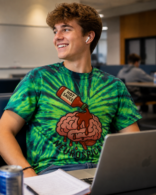 Neurospicey Tie Dye Tee