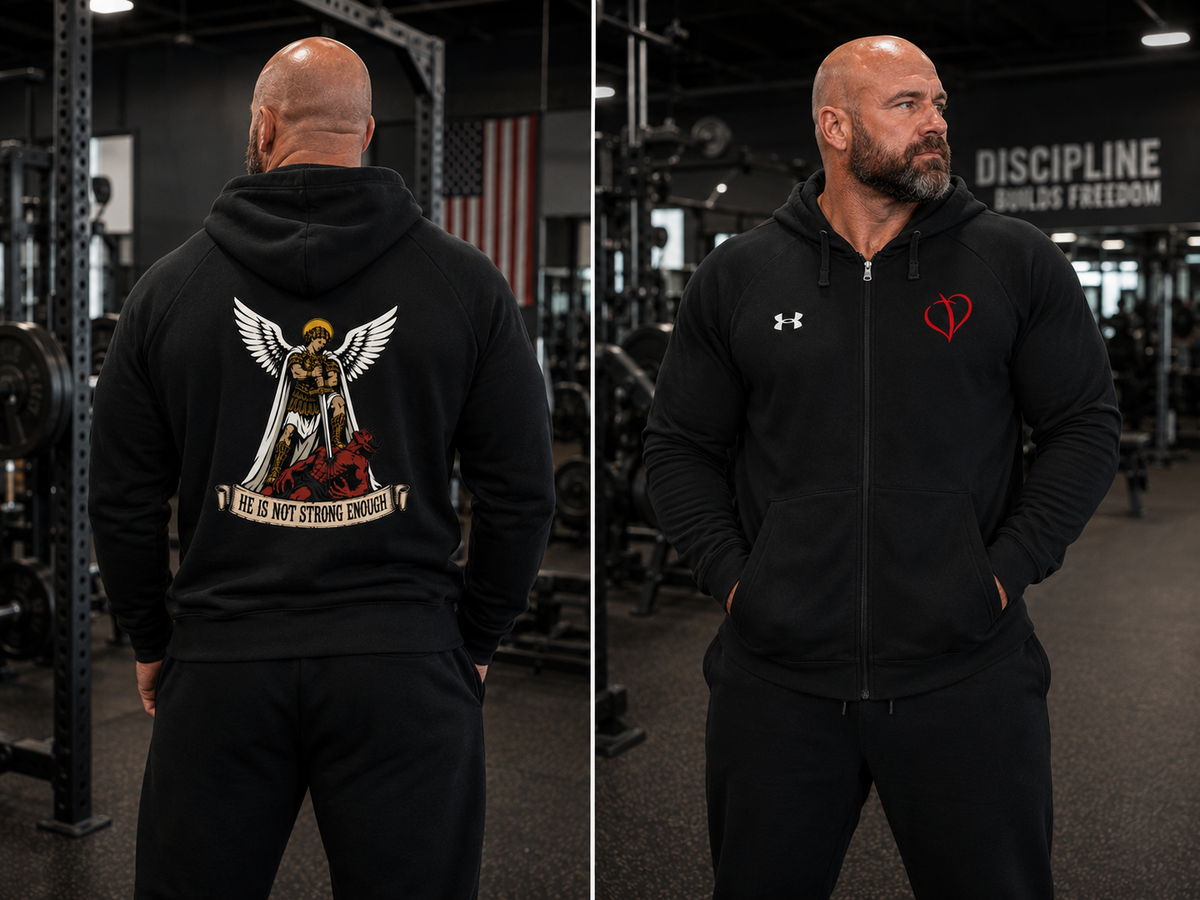 TFH Archangel Michael Under Armor Zip Hoodie