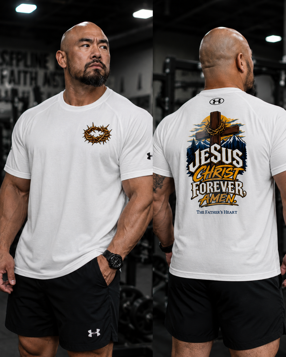 TFH Jesus Christ Forever, Amen Under Armor Tee
