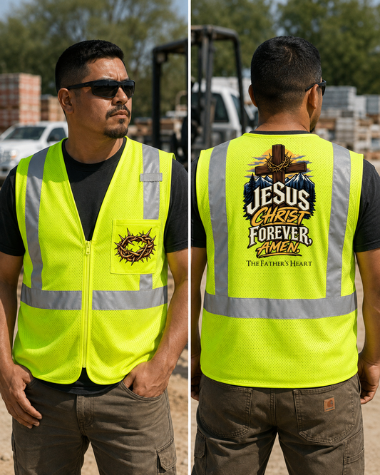 TFH Jesus Christ Forever, Amen Safety Vest