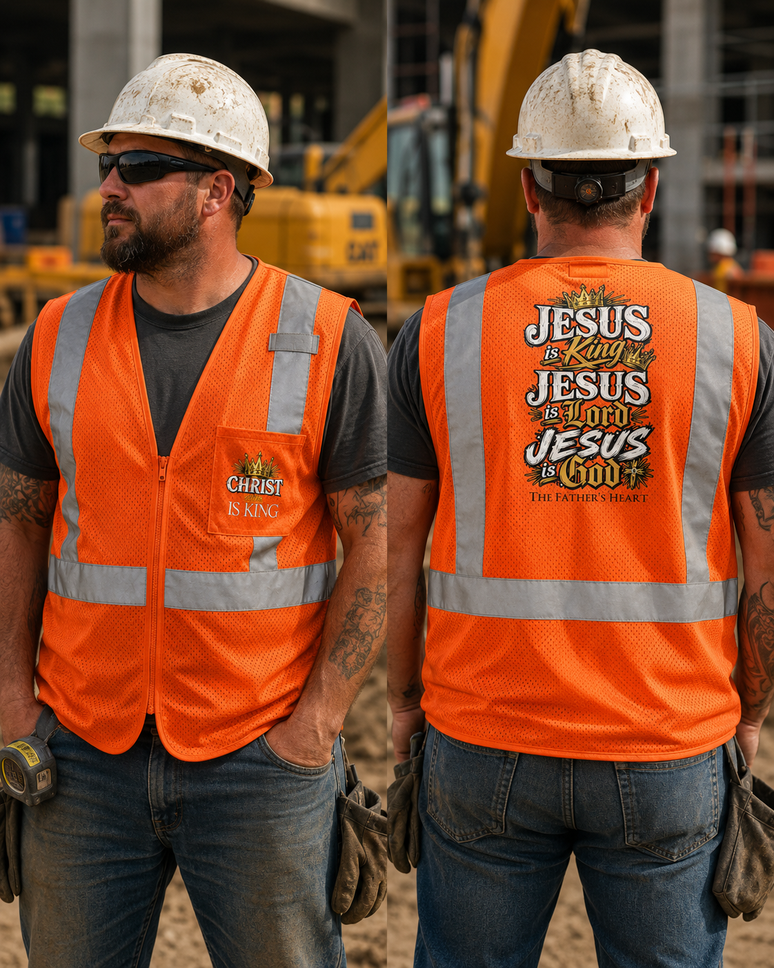 TFH Christ Over Safety Vest