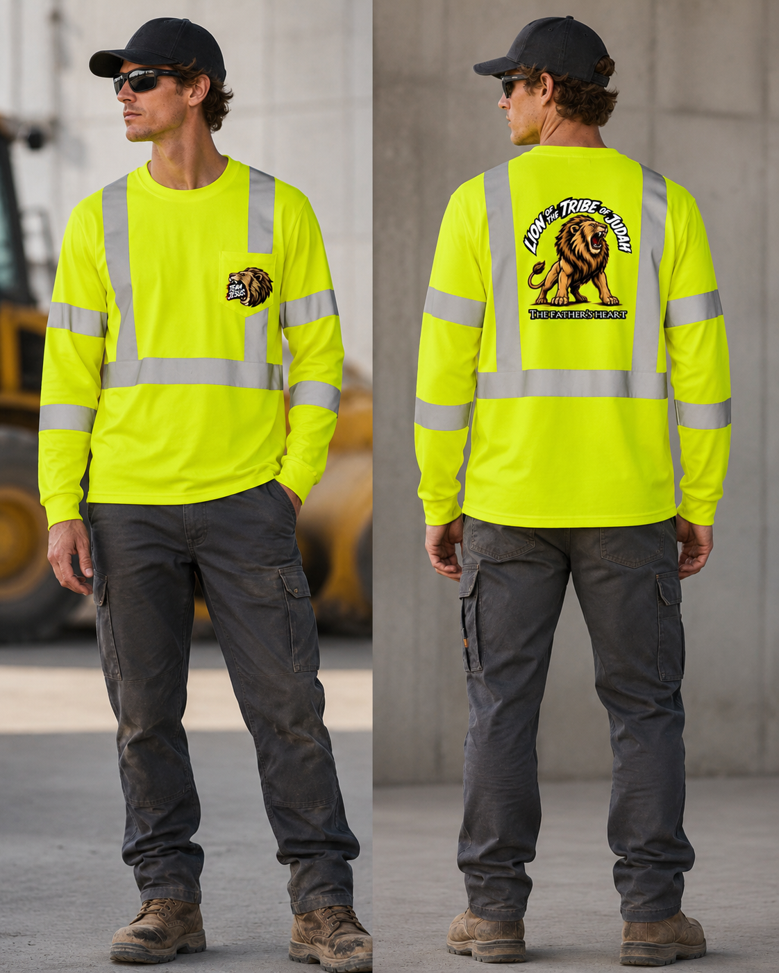 TFH Team Jesus Long Sleeve Safety Tee