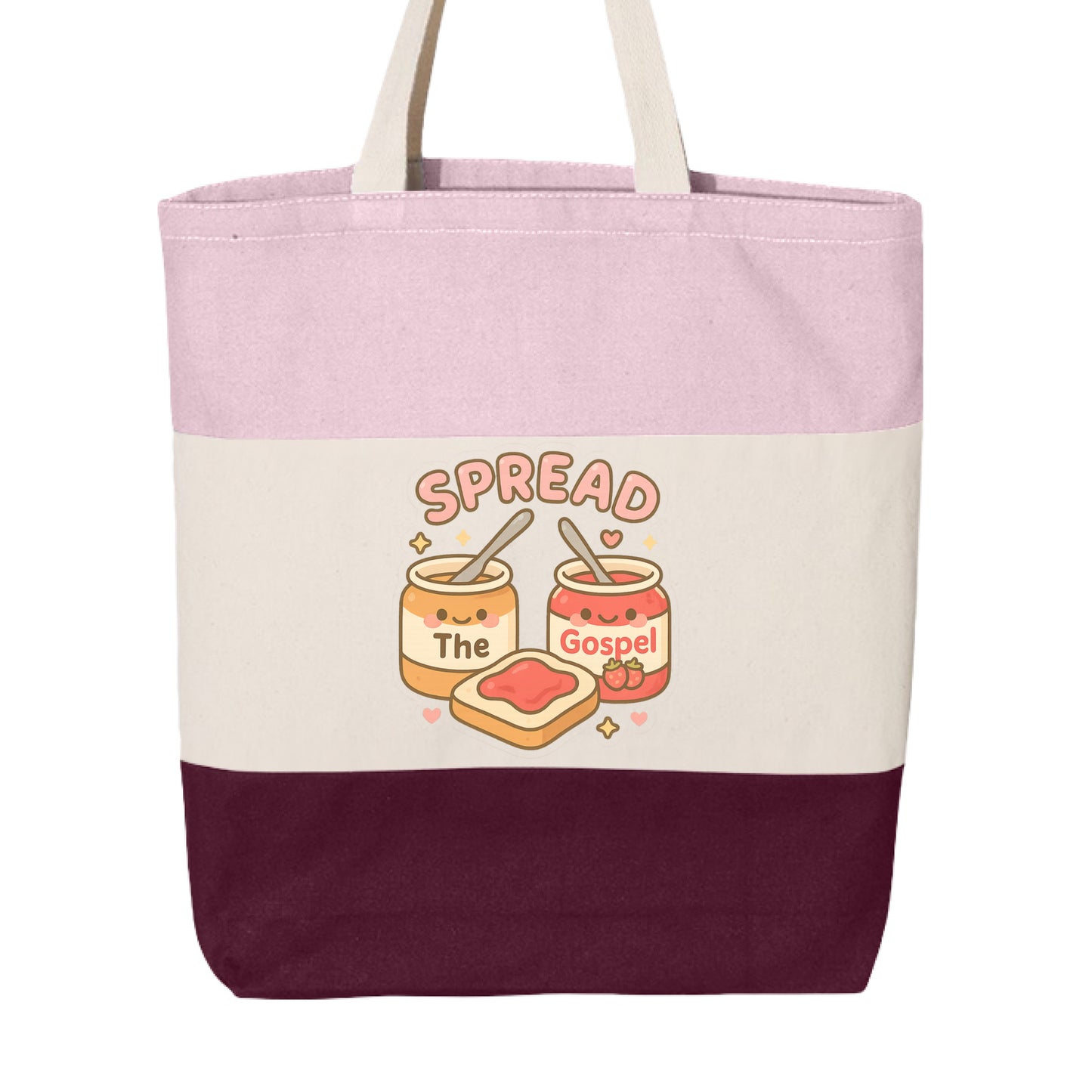 Maroon/ Natural/ Light Pink - FRONT