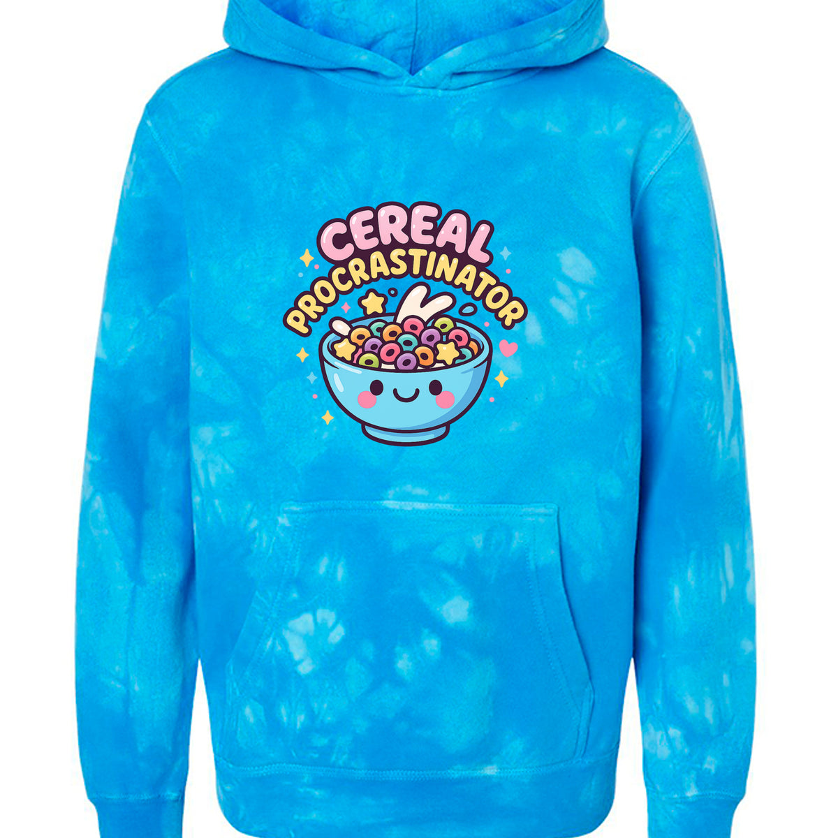 Tie Dye Aqua Blue - PRM1500TD - FRONT