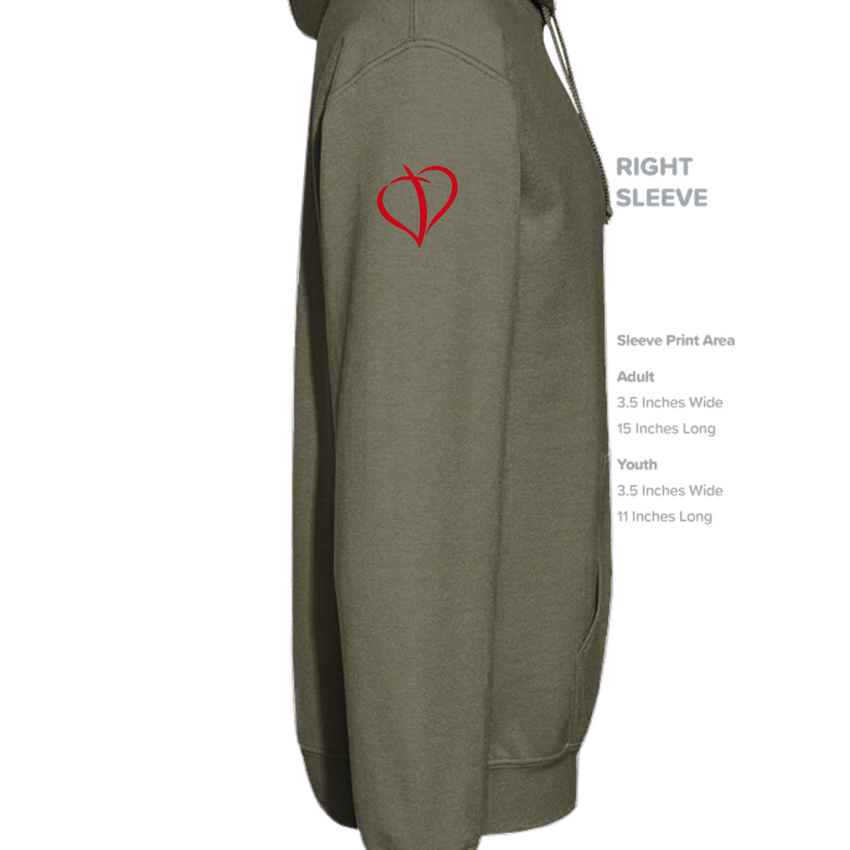 Olive Drab Green - PC78H - SLEEVE_RIGHT
